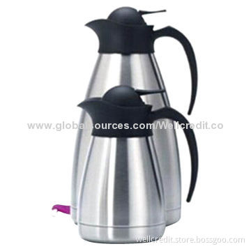 201 stainless steel vacuum pot, 1 or 2L capacity